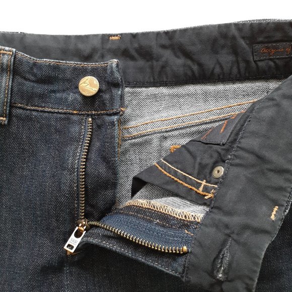 CoH Onasis 357 Knee Length Denim Skirt with Front Pleat Size 26 - Picture 10 of 15